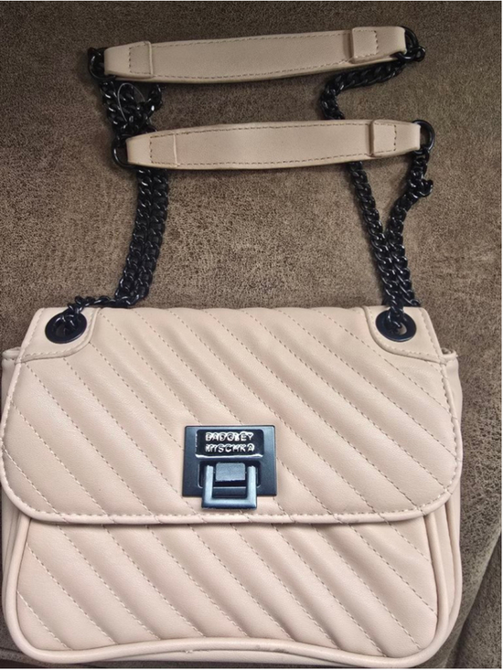 Badgley Mischka Handbags - Women's Badgley Mischka Beige Quilted Shoulder Bag One Size